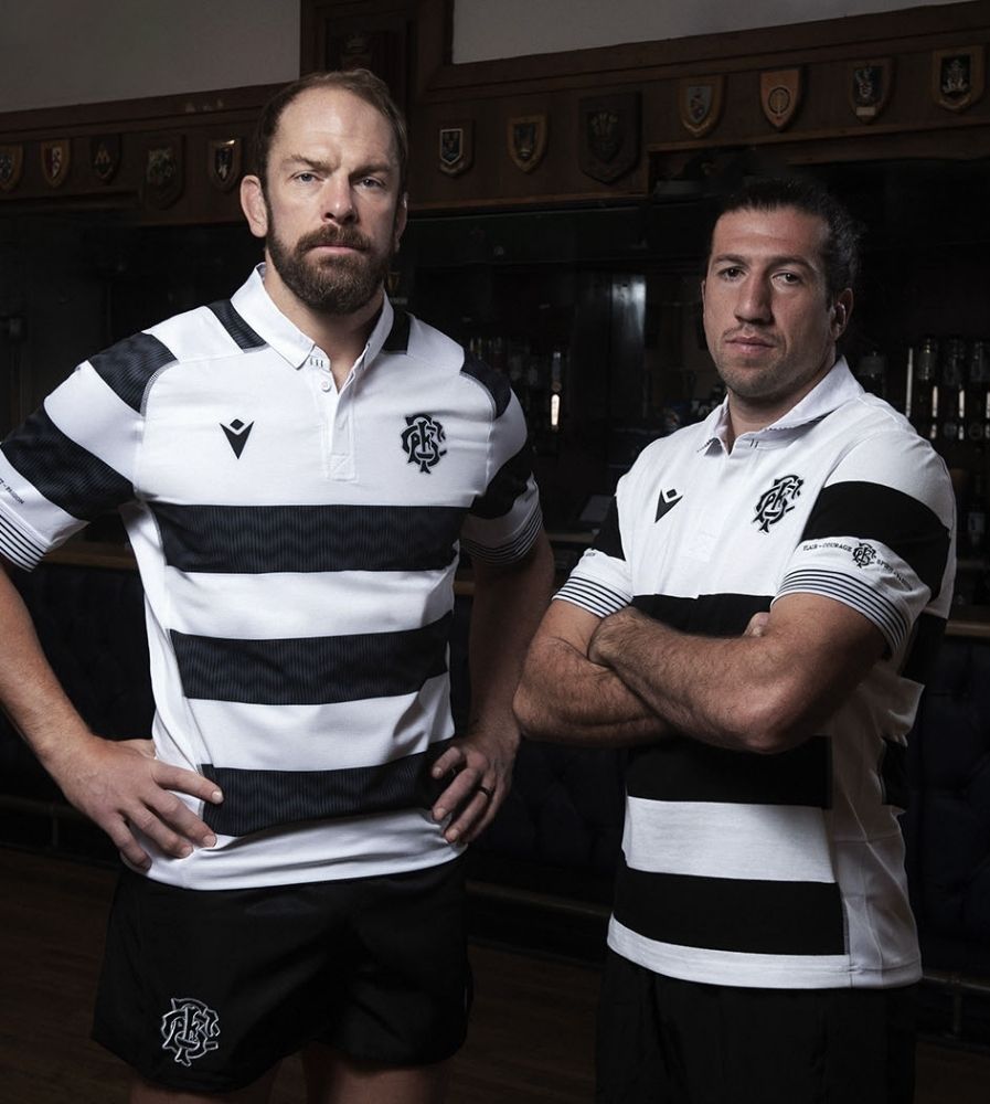 barbarians rugby maillots