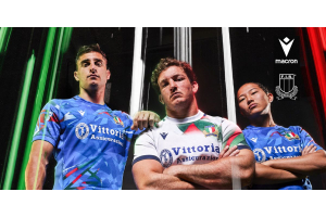 Italy Rugby Shirt 2026/27 by Macron: Home & Away Kits