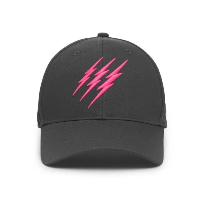 Goetya Kappa Stade Français grey cap pink lightning bolts front