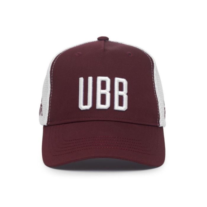UBB Bordeaux white cotton rugby cap Kappa embroidered logo