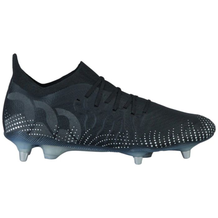 Rugby Boots Speed Infinite Elite SG Hybrid Studs All Terrain Black/Silver - Canterbury