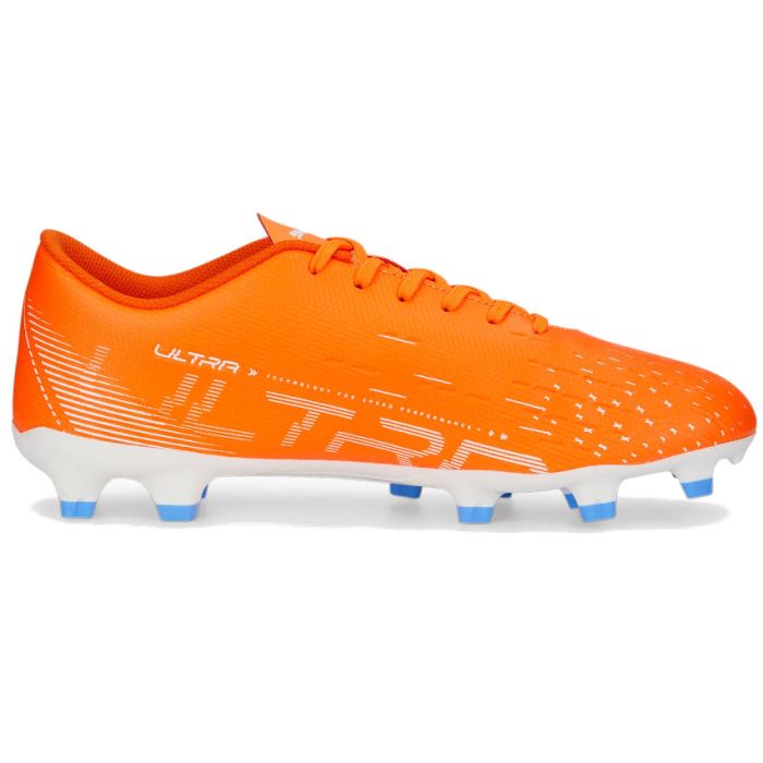 Chaussures Rugby Ultra Play FG/AG Orange Crampons Moulés Terrain Sec - Puma