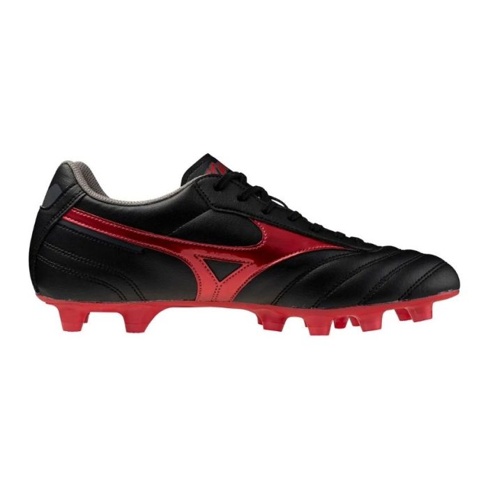 MORELIA II Club Rugby Boots Moulded Mizuno Black Red

