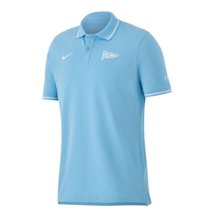 Blue piqué polo Aviron Bayonnais Nike Heritage embroidered crest