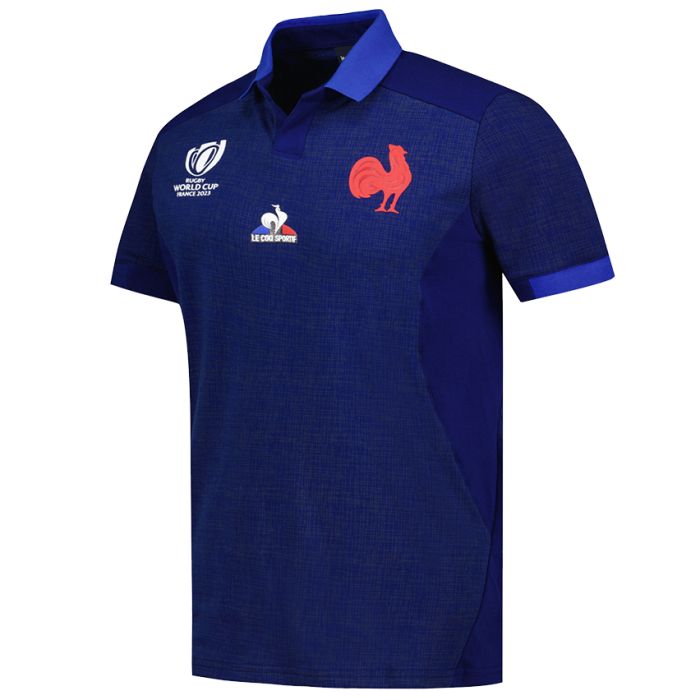 Buy the Polo Rugby France Replica World Cup 2023 in Cotton - Le