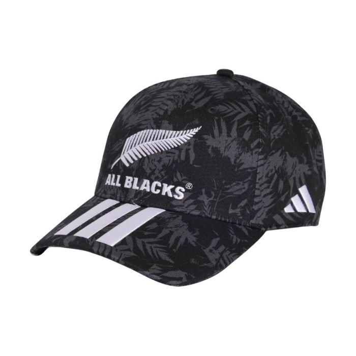 adidas All Blacks Kids Cap black twill front view