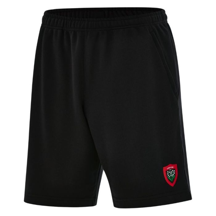 RC Toulon Nike black fleece shorts embroidered badge on thigh
