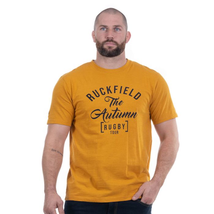 Rugby Autumn Tour Mustard T-Shirt - Ruckfield