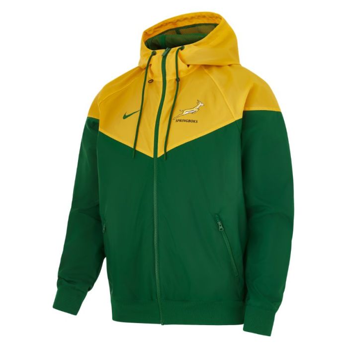 Nike Windrunner Springboks Gorge Green Jacket front view men's