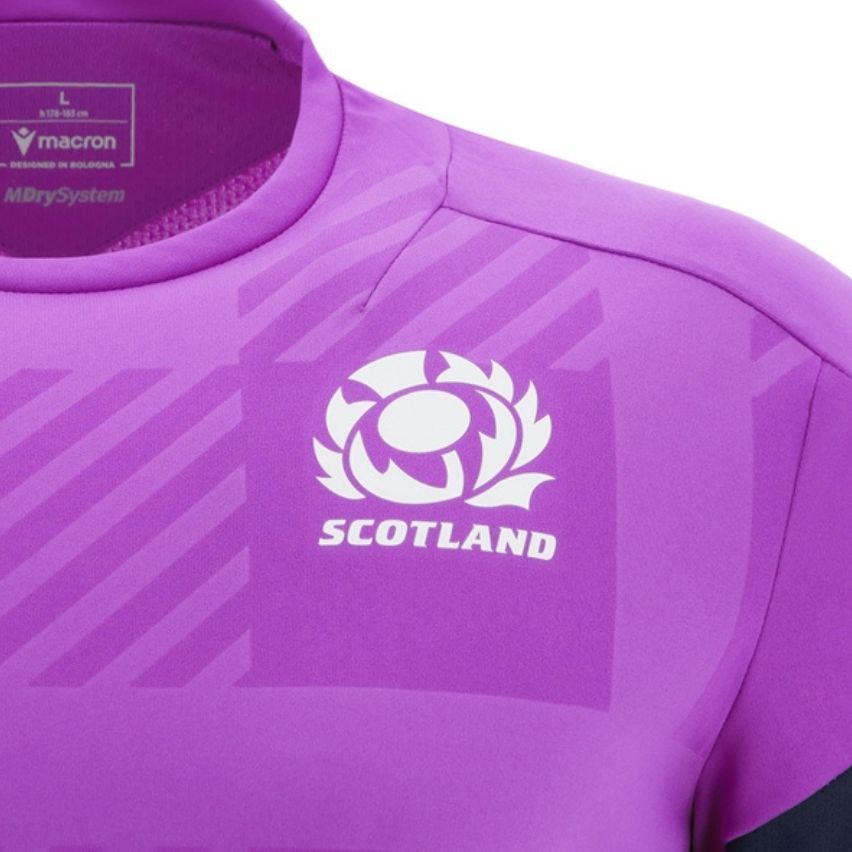 Scotland Rugby Training T-shirt 2025/2026 Purple - Macron