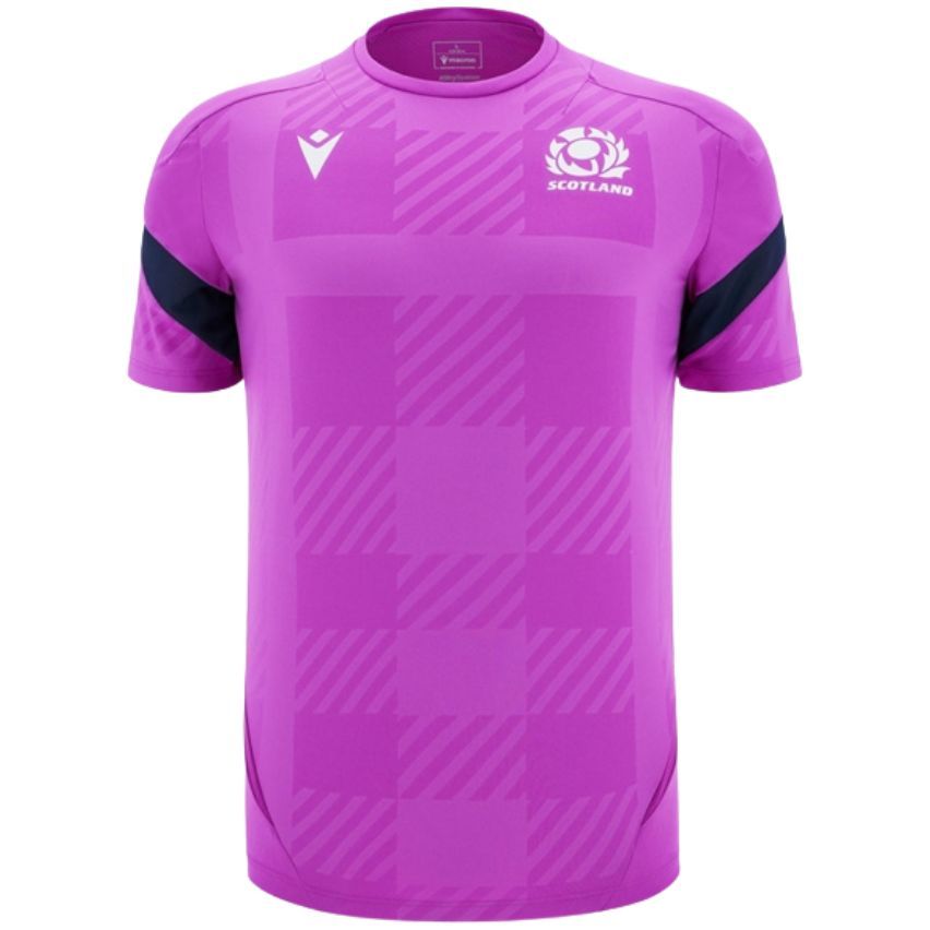 Scotland Rugby Training T-shirt 2025/2026 Purple - Macron