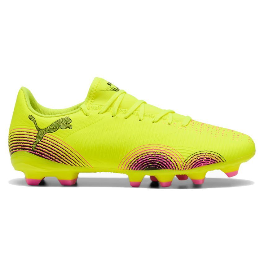 FUTURE 8 Play Rugby Boots FG/AG Molded Studs Firm Ground Fluo/Pink - Puma