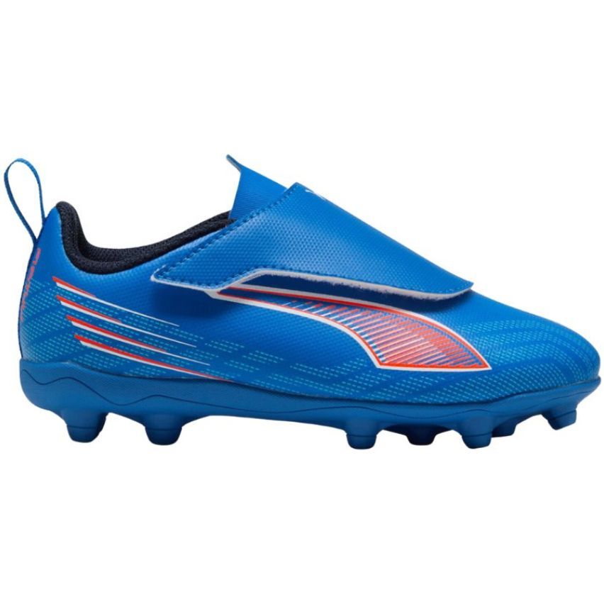 Chaussures Rugby Enfant Ultra 6 Play V FG/AG Moulded Studs Dry Ground Blue Orange - Puma