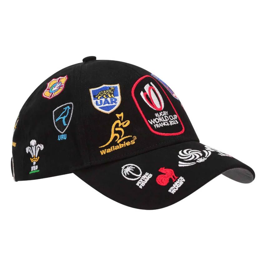 Rugby Cap 20 Nations World Cup France 2023 Black - Sportfolio