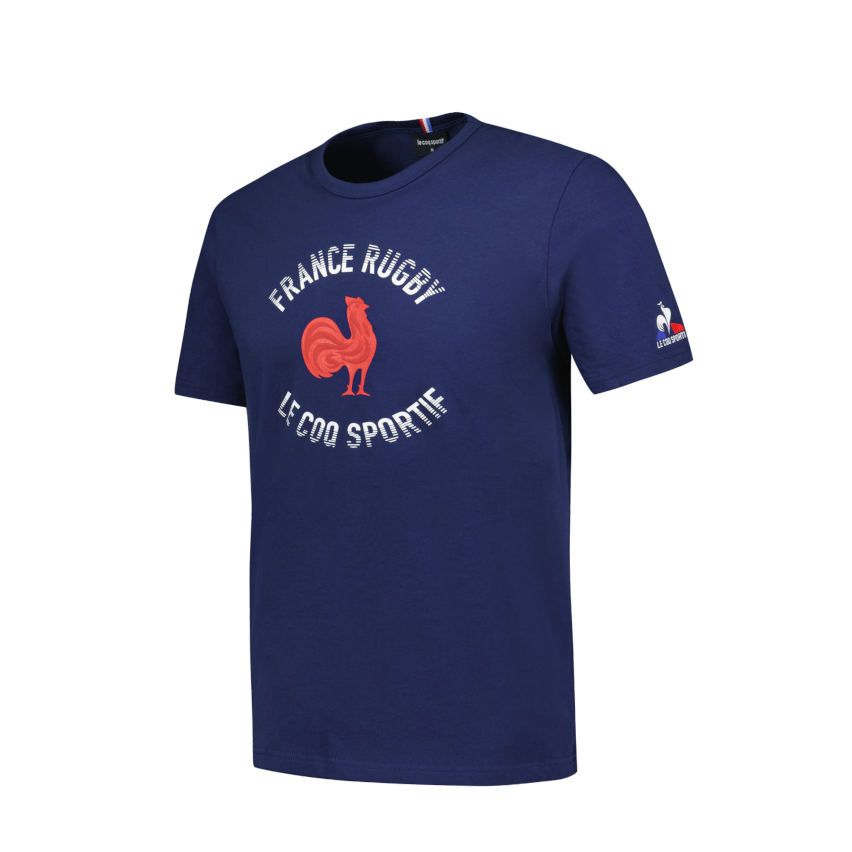 Kids' Rugby T-Shirt France Blue - Le Coq Sportif