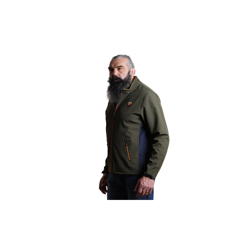 Softshell kaki Autumn Rugby Tour - Ruckfield