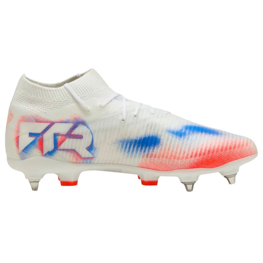 Rugby Shoes Future 8 Pro MxSG Hybrid Studs All Ground White Red - Puma