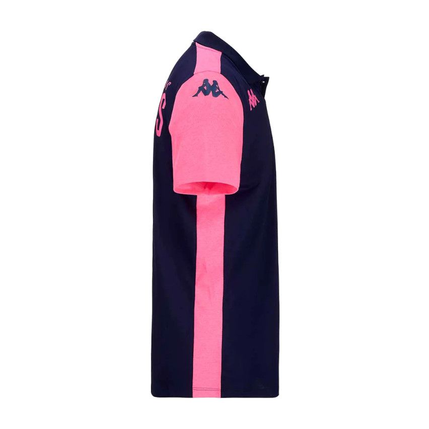 Polo Abiangy 8 Stade Francais Paris Blue/Pink 2024/2025 - Kappa