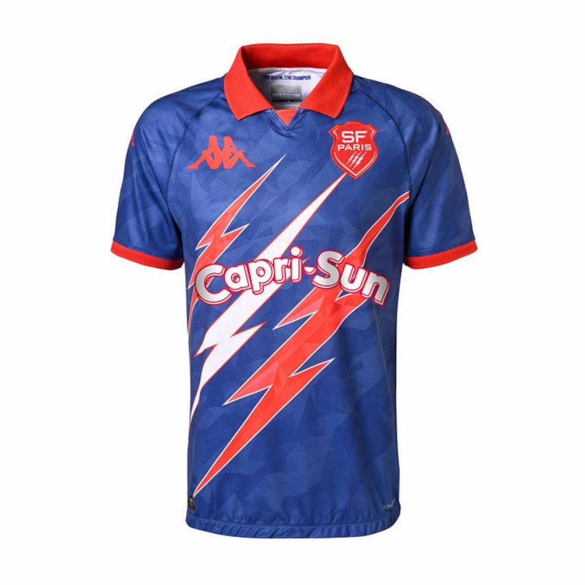 Rugby Jersey KOMBAT Away Stade Français PARIS 2024-2025 - KAPPA