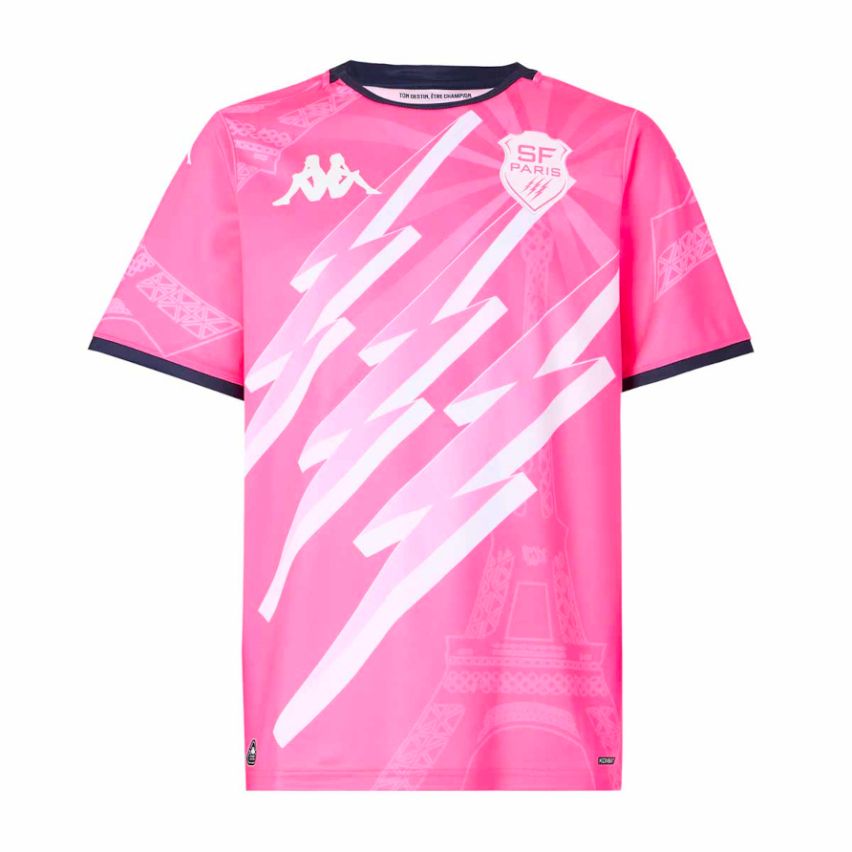 Kids Stade Français Home Rugby Jersey 2025/2026 - Kappa
