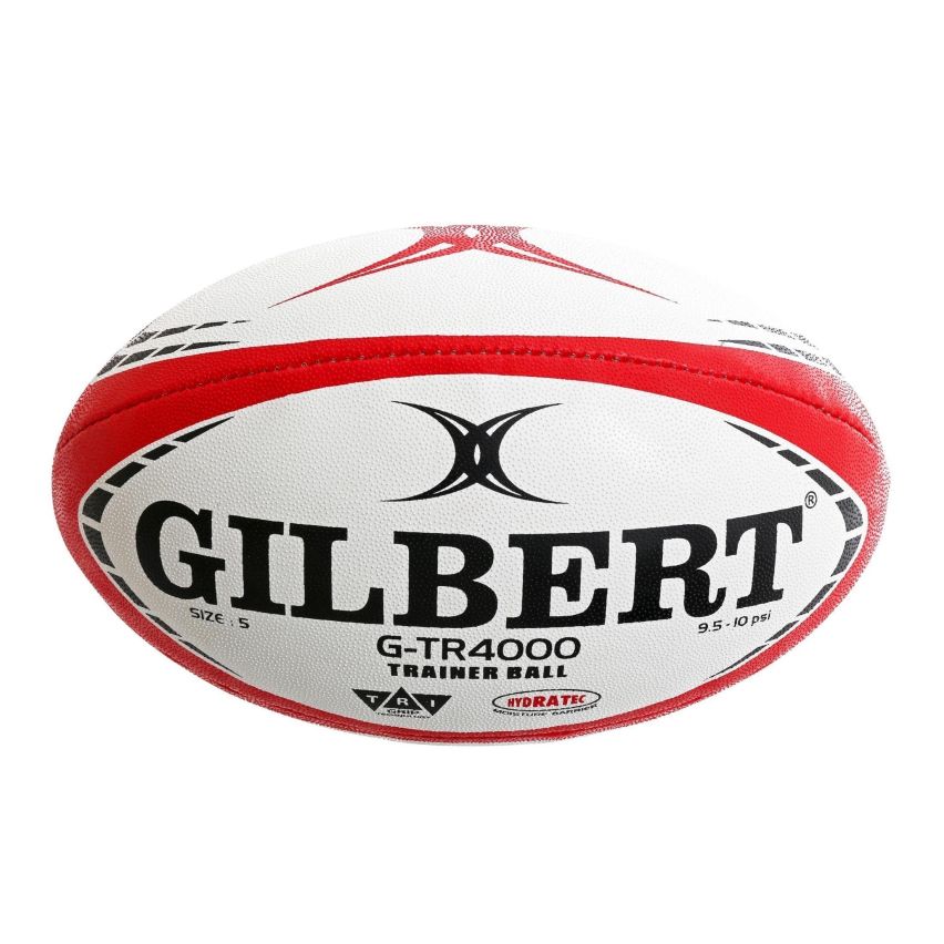 Rugby Training Ball G-TR4000 Red Size 5 - Gilbert