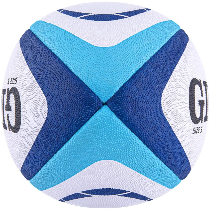 Rugby Training Ball Atom Blue Size 5 - Gilbert