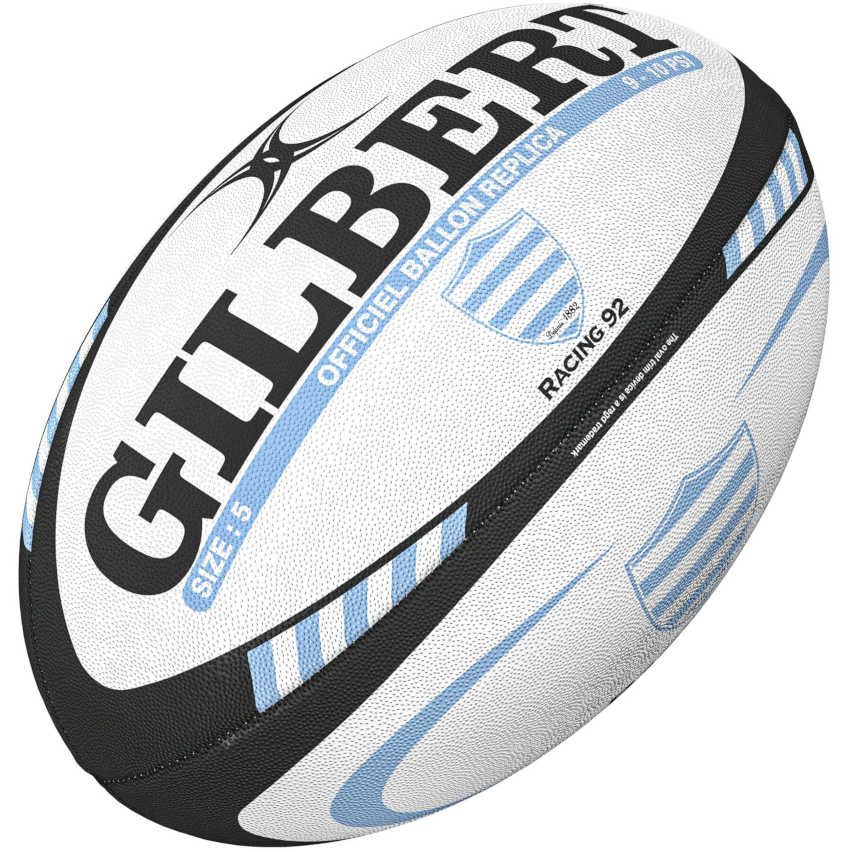 Racing 92 Replica Rugby Ball Size 5 - Gilbert