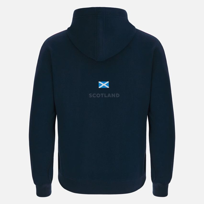 Scotland Rugby Navy Blue 2023/2024 Hoodie - Macron