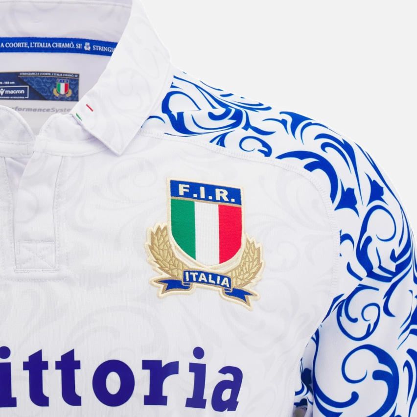 Italy Rugby Away Replica Jersey 2024/25 - Macron