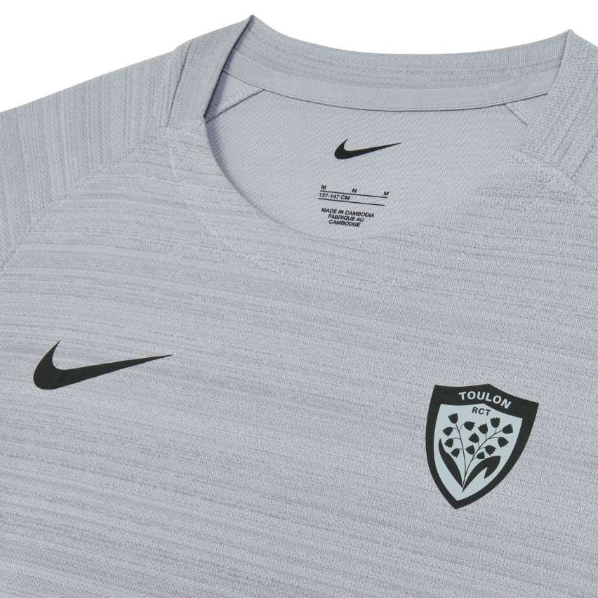 RC Toulon Youth Rugby Training Tee Grey 2025/2026 - Nike