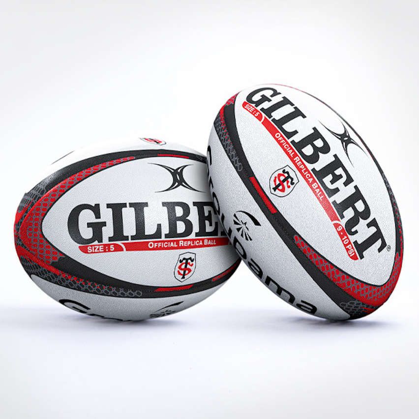 Replica Rugby Ball Stade Toulousain Groupama Size 5 - Gilbert