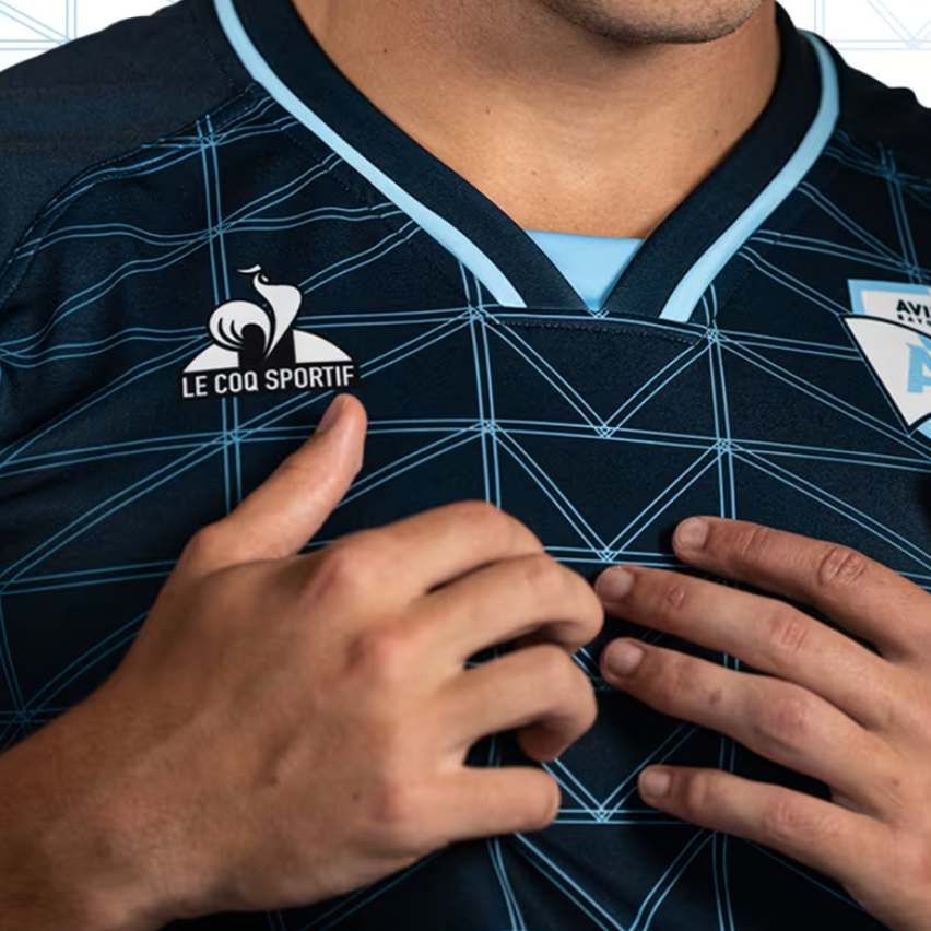 Aviron Bayonnais 2025/2026 Away Rugby Jersey - Le Coq Sportif