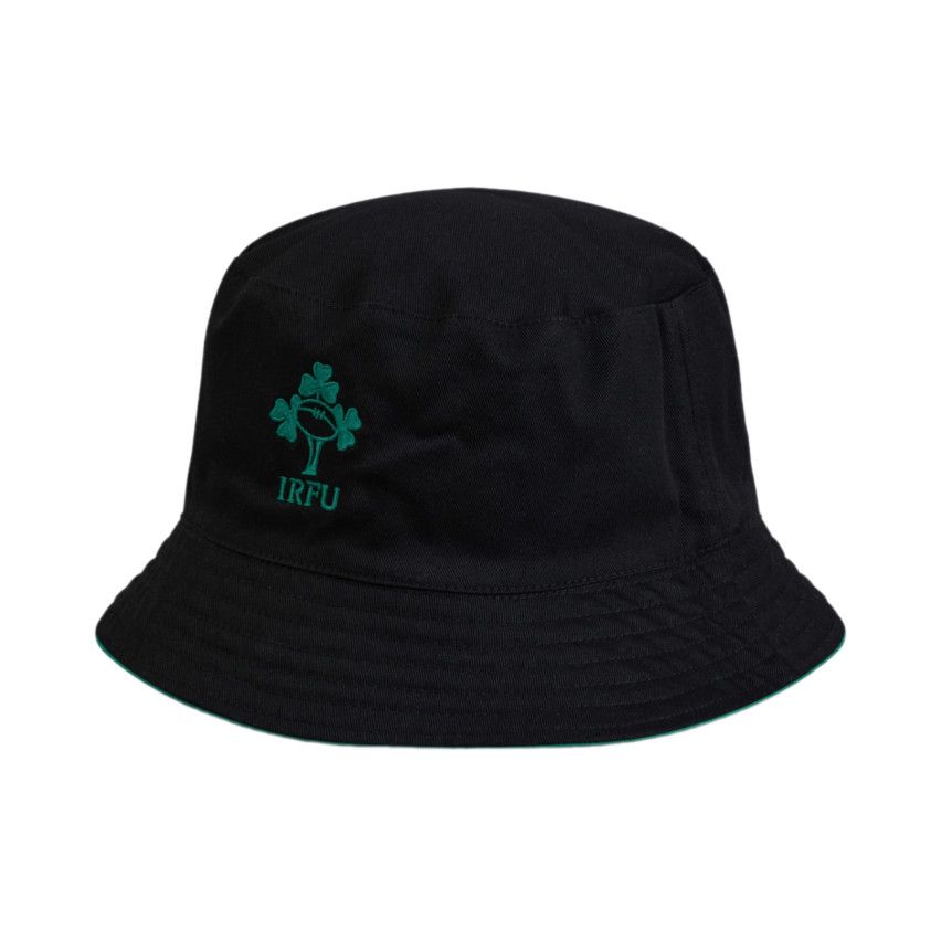 Ireland Reversible Green/Black Rugby Bucket Hat - Canterbury