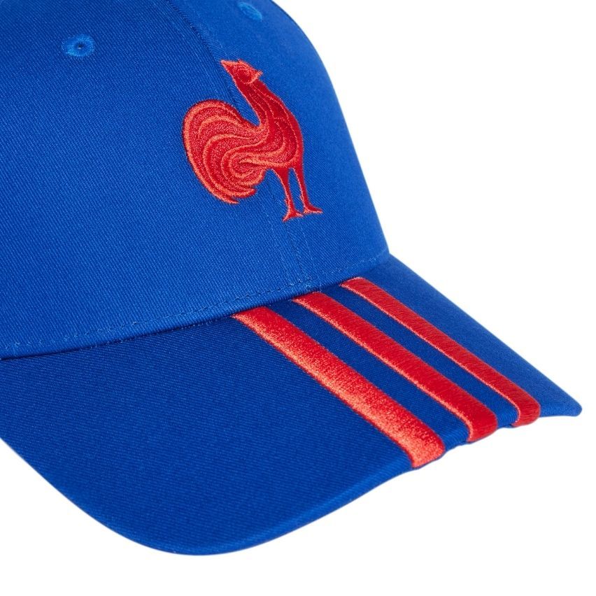 France Rugby 3-Stripes Kids Cap Blue - Adidas