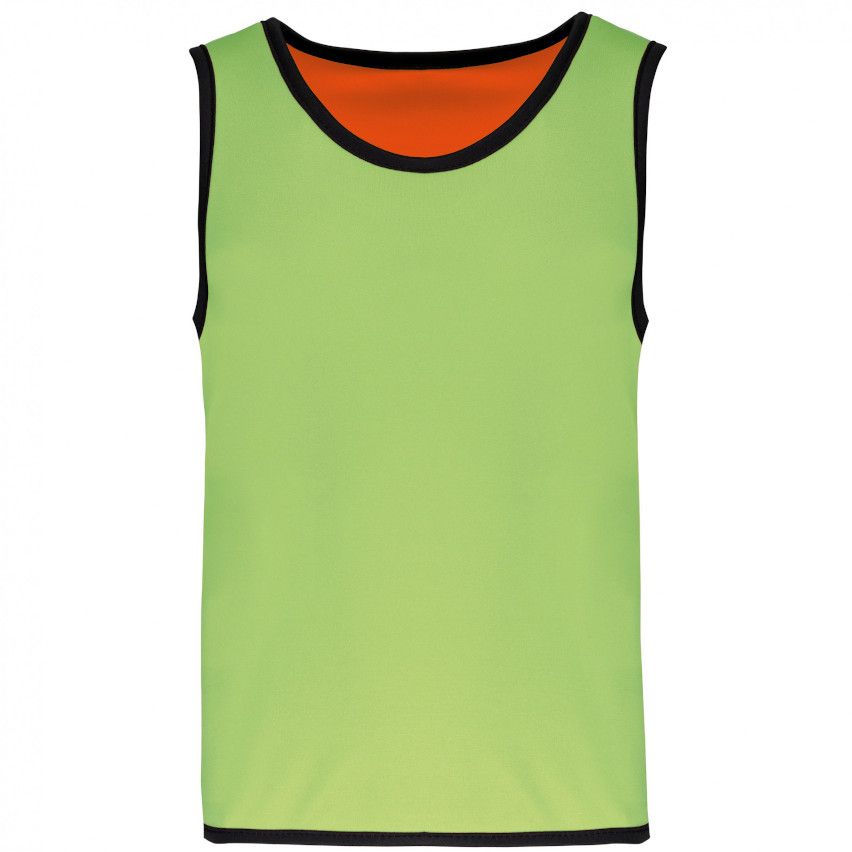 Kids Reversible Rugby Bib Green / Orange - ProAct