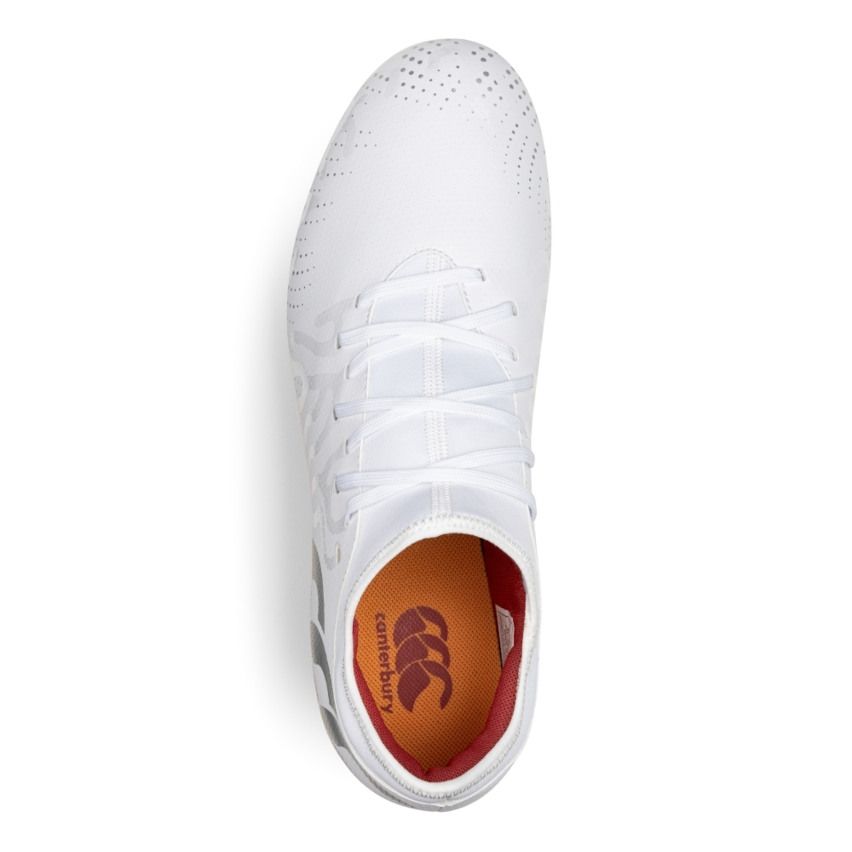 Rugby Boots Speed Infinite Team SG Hybrid All-Terrain White/Yellow - Canterbury