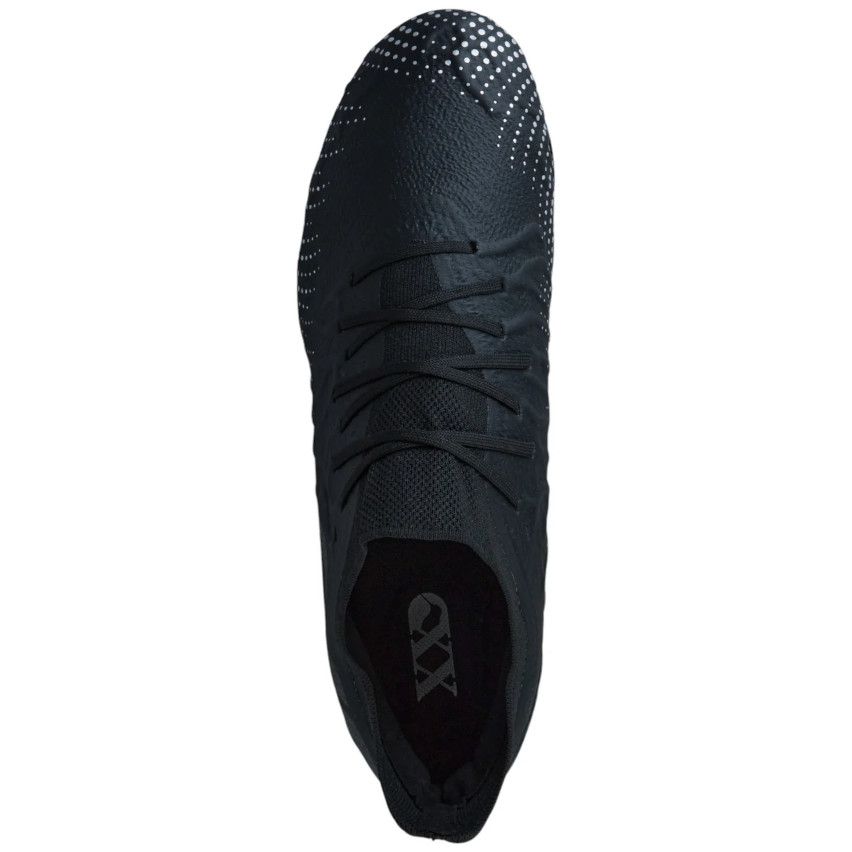 Speed Infinite Elite SG Rugby Boots Hybrid Studs All-Terrain Black/Silver - Canterbury