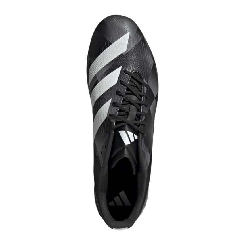 Adizero RS15 Pro Rugby Screw-in Boots Black / White / Grey - Adidas