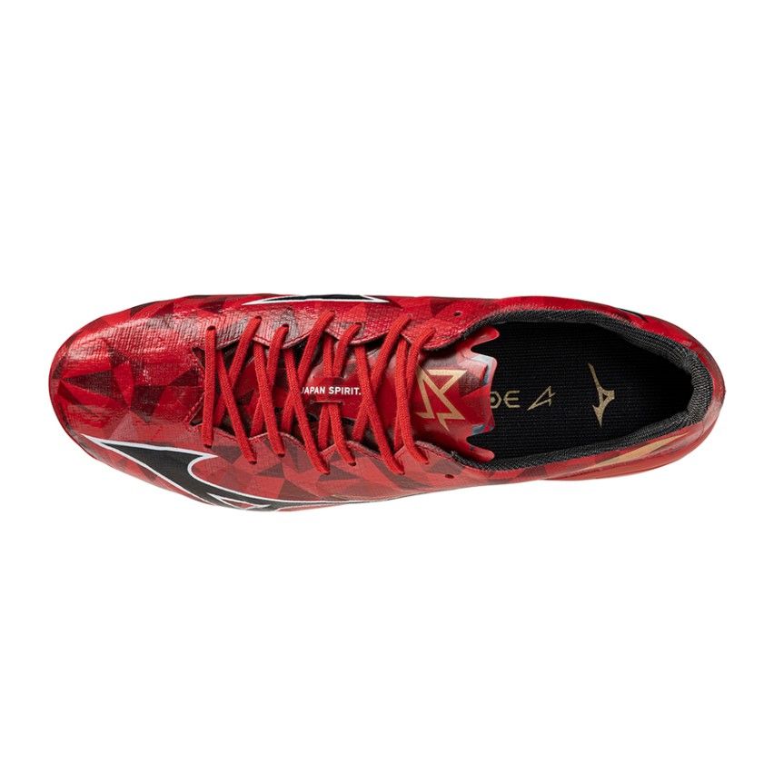 Rugby Boots Alpha II Japan Mix Hybrid Studs All-Terrain Red - Mizuno