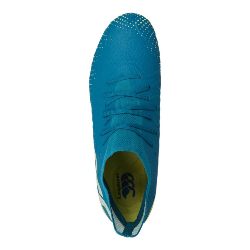 Speed Infinite Elite SG Rugby Boots Hybrid Studs for Soft Ground Blue/Green - Canterbury