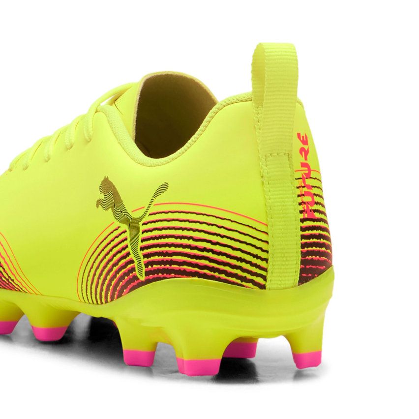 Kids' FUTURE 8 Play Rugby Boots FG/AG Molded Studs Firm Ground Fluo/Pink - Puma