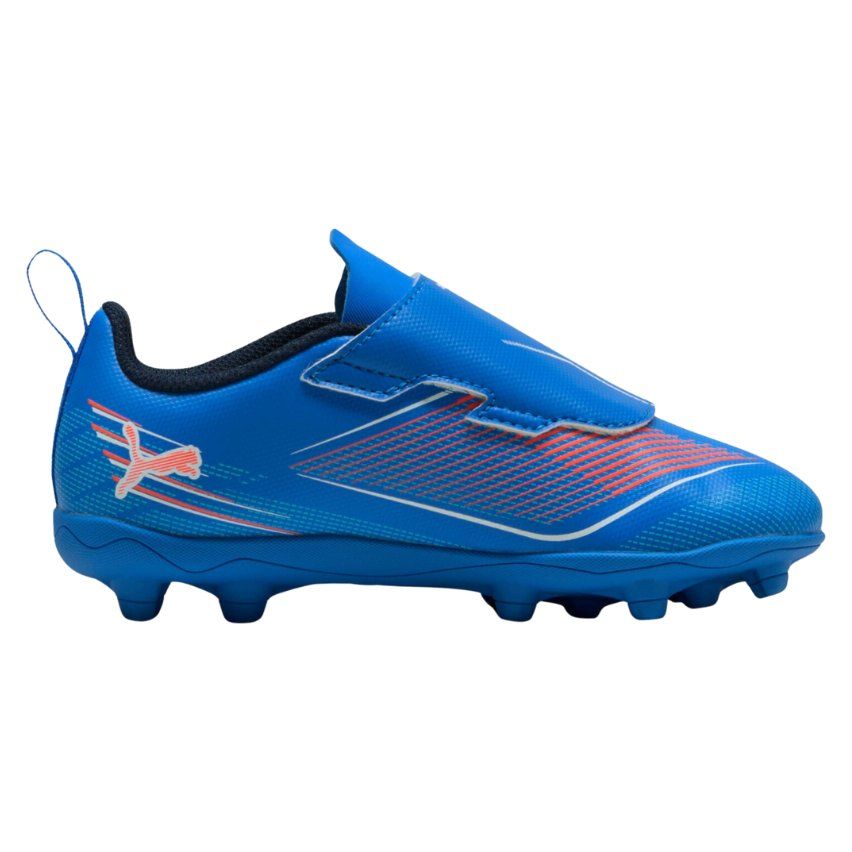 Chaussures Rugby Enfant Ultra 6 Play V FG/AG Moulded Studs Dry Ground Blue Orange - Puma