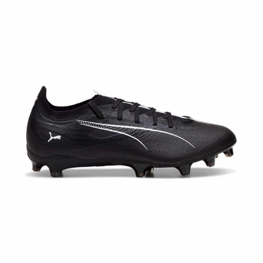 ULTRA 5 MATCH FG AG Molded Football Boots in Black Puma