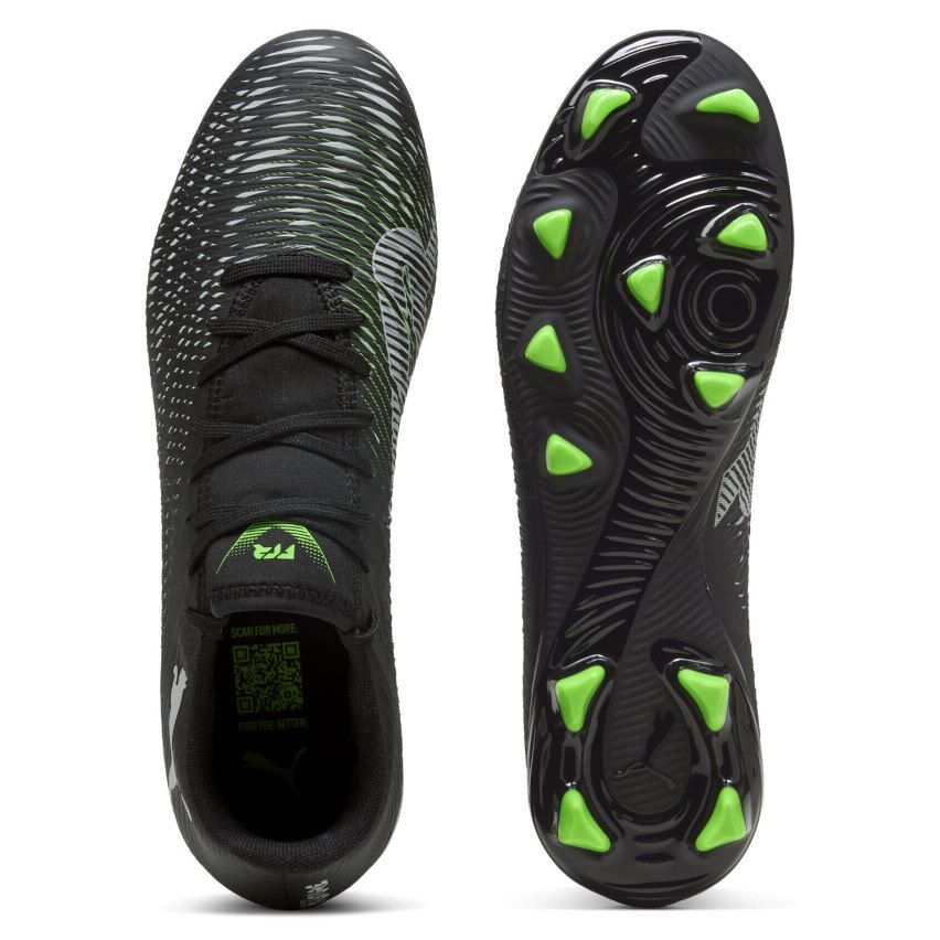 Rugby Shoes FUTURE 8 Play FG/AG Moulded Dry Ground Black/Green - Puma