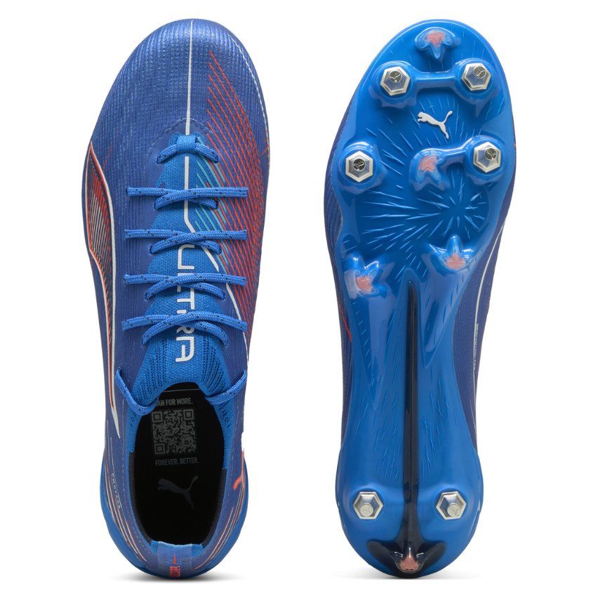 Rugby Shoes Ultra 6 Ultimate MXSG Hybrid Studs Soft / Mixed Ground Blue Orange - Puma