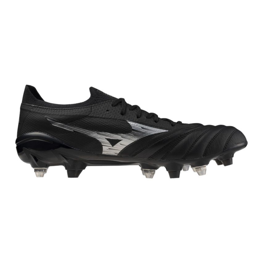 Rugby Shoes Morelia Neo IV Beta Elite Mix Hybrid Studs Black Mizuno