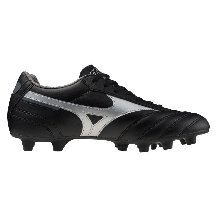 Mizuno Morelia II Club Rugby Boots Molded Cleats for Dry Ground Black - Mizuno