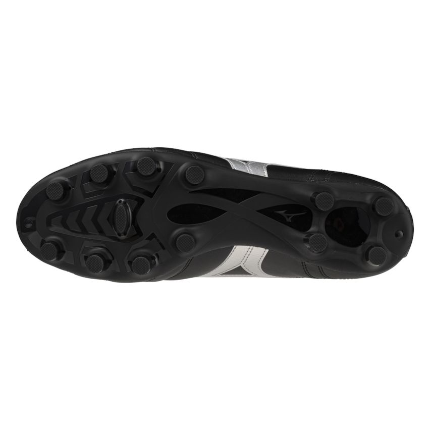 Mizuno Morelia II Club Rugby Boots Molded Cleats for Dry Ground Black - Mizuno