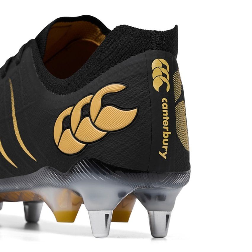 Chaussures Rugby Phoenix 2.0 Elite crampons hybrides Terrain Gras Noir - Canterbury