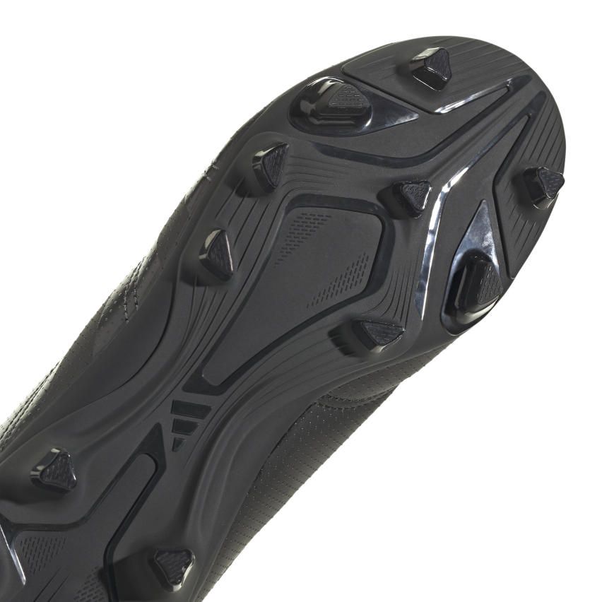 Children's Rugby Shoes Predator Club FG Molded Studs Dry Ground Black - Adidas